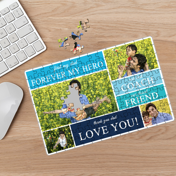 Dad My Hero Puzzle Pad