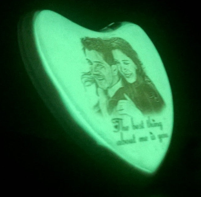 Heart Radium Engraving