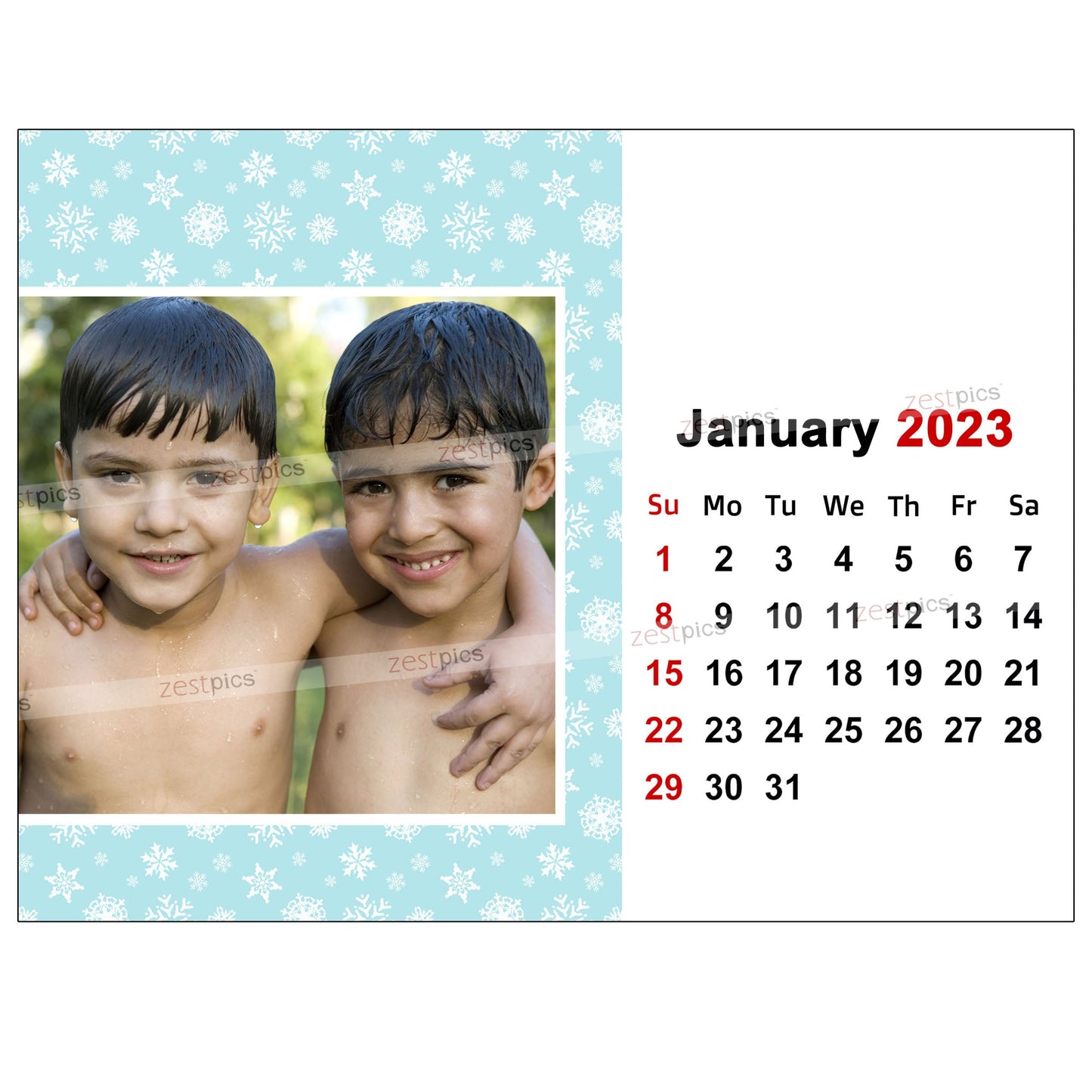 6x8 12 Months Calendar