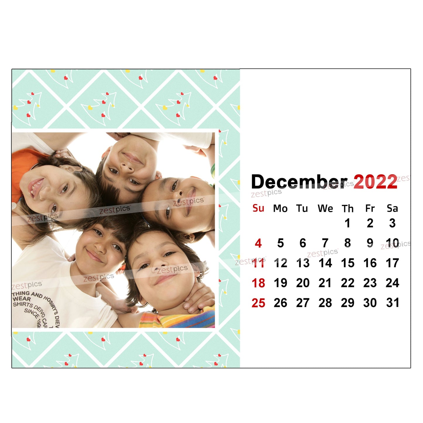 6x8 12 Months Calendar