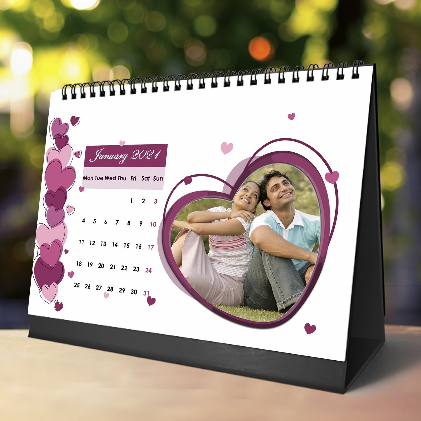 6x8 12 Months Love Calendar