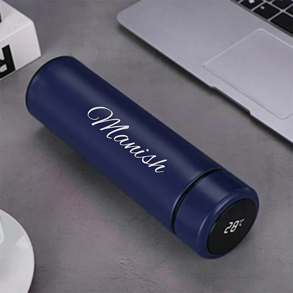 Smart Water Bottle - Blue | Temperature Bottle