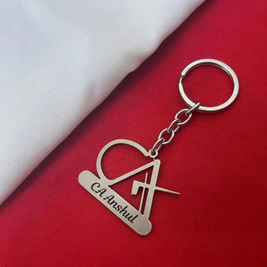Gift For CA – Personalized CA Keychain – Gift for Chartered Accountants