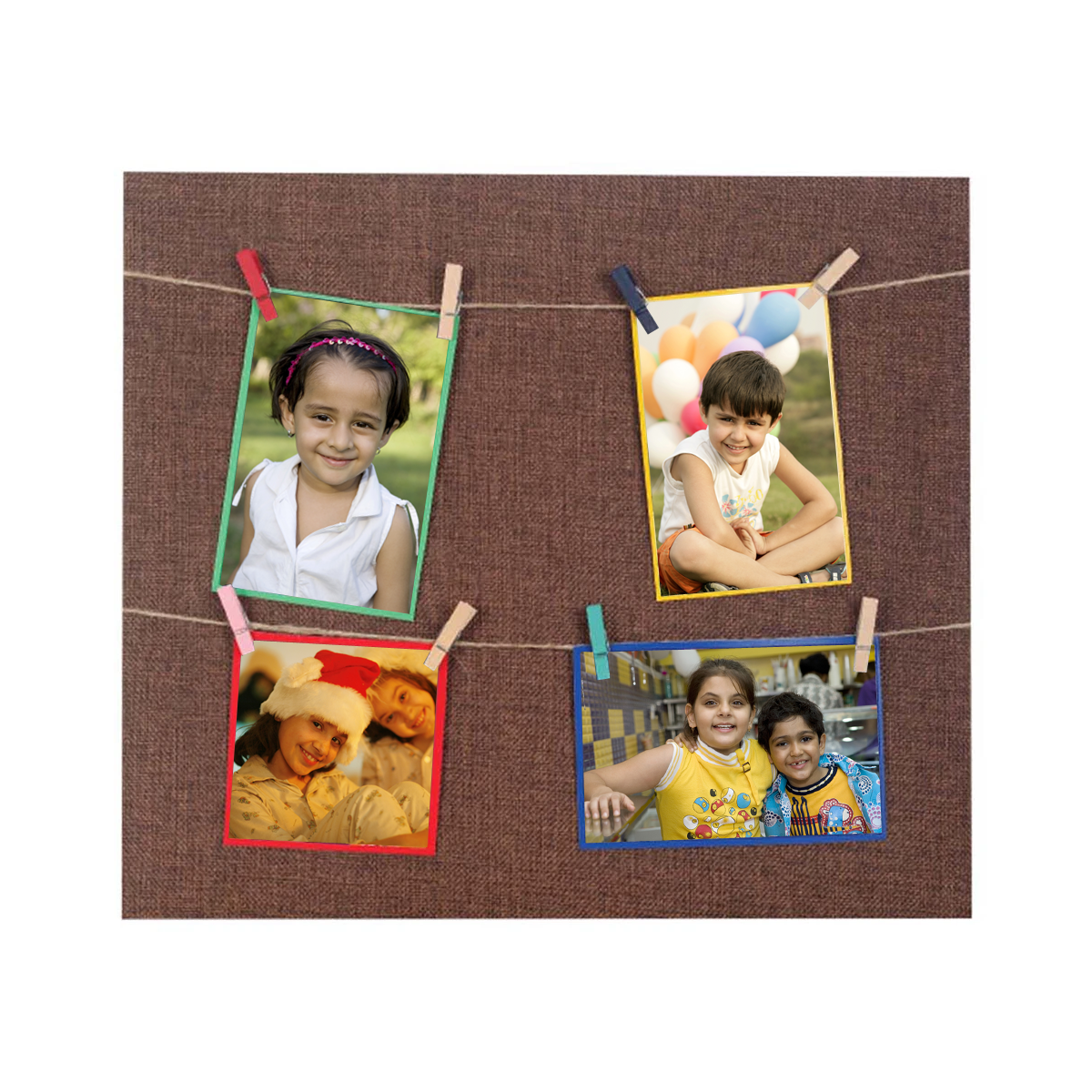 Classy 4 Picture Hanging Photo Frame
