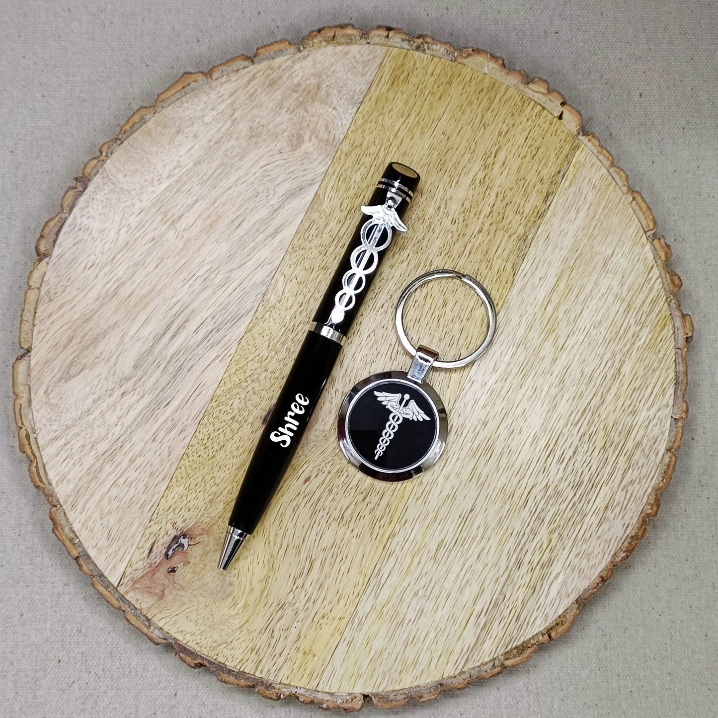 Best Gift For Doctors – Personalized Doctor Pen with Keychain – Personalized Gifts For Doctors