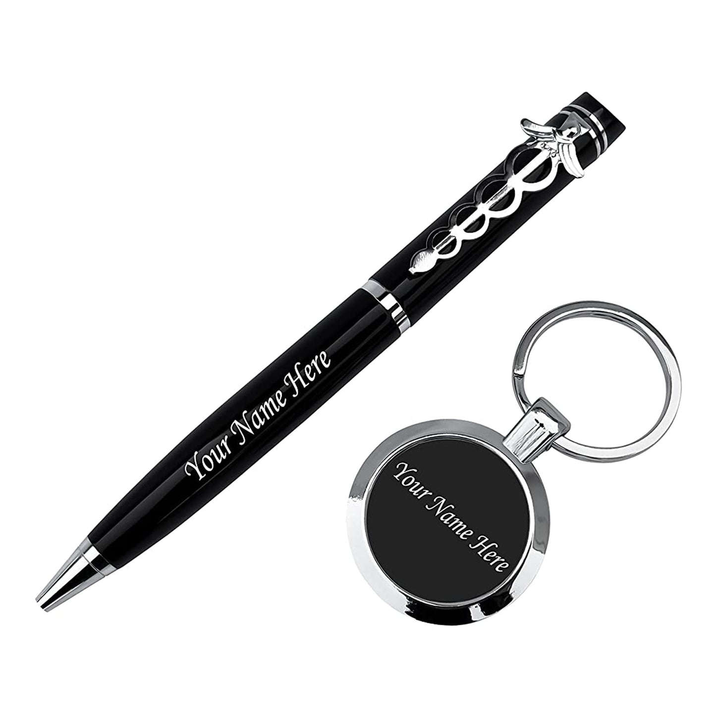 Best Gift For Doctors – Personalized Doctor Pen with Keychain – Personalized Gifts For Doctors