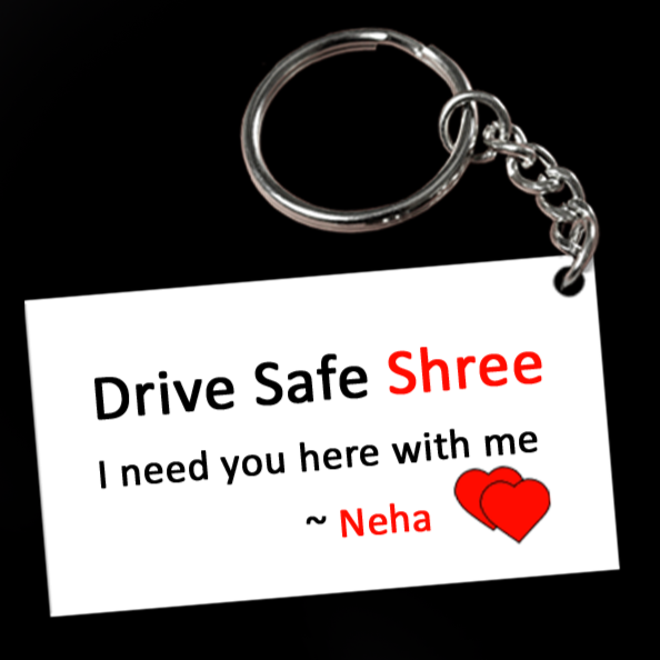 Drive Safe Keychain