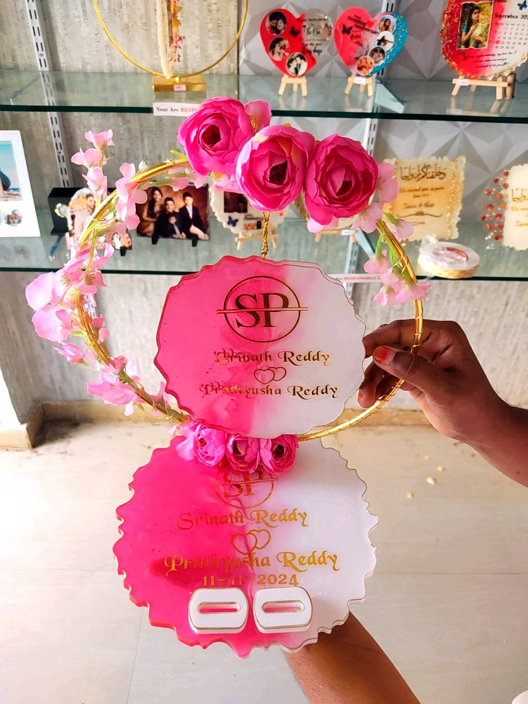 Personalized Engagement Tray - Unique and Memorable Gift