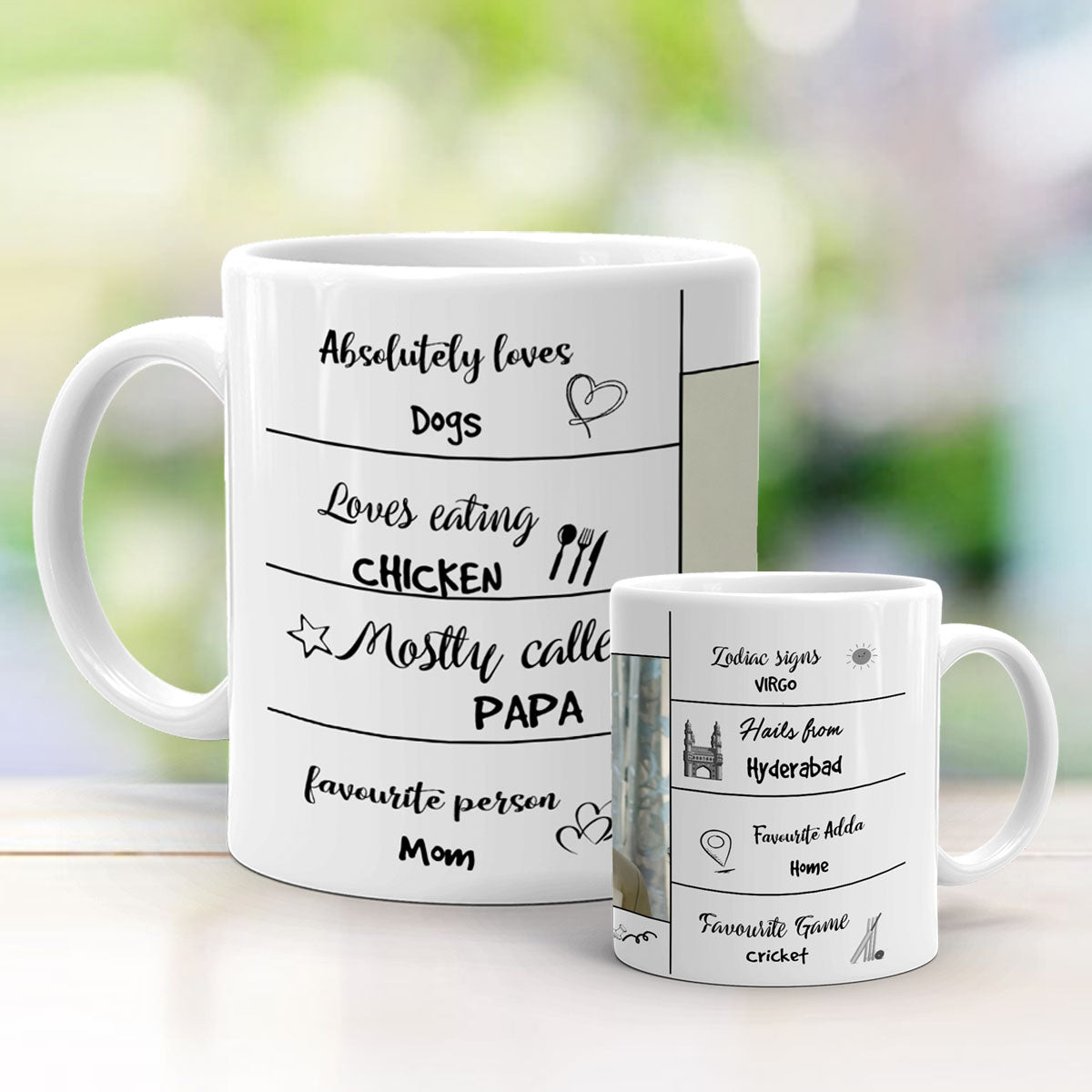 Dad Happy Bio Mug