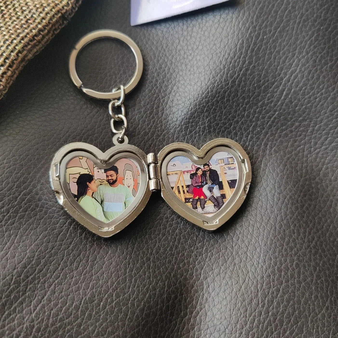 Metal Heart Keychain