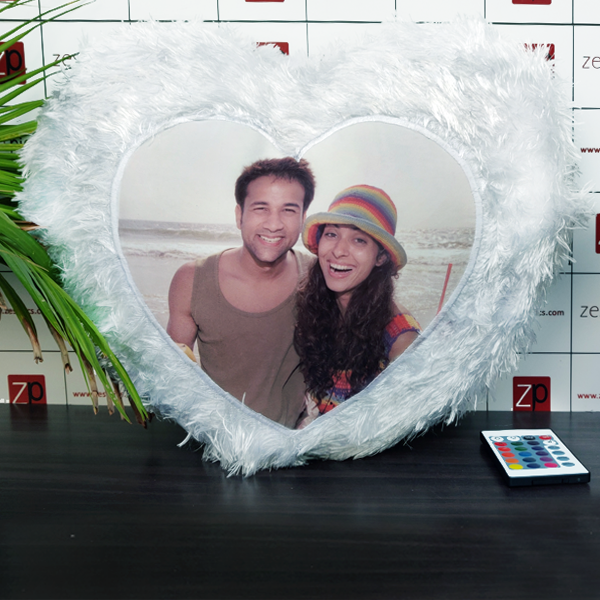 Multi Color Led Cushion with Remote