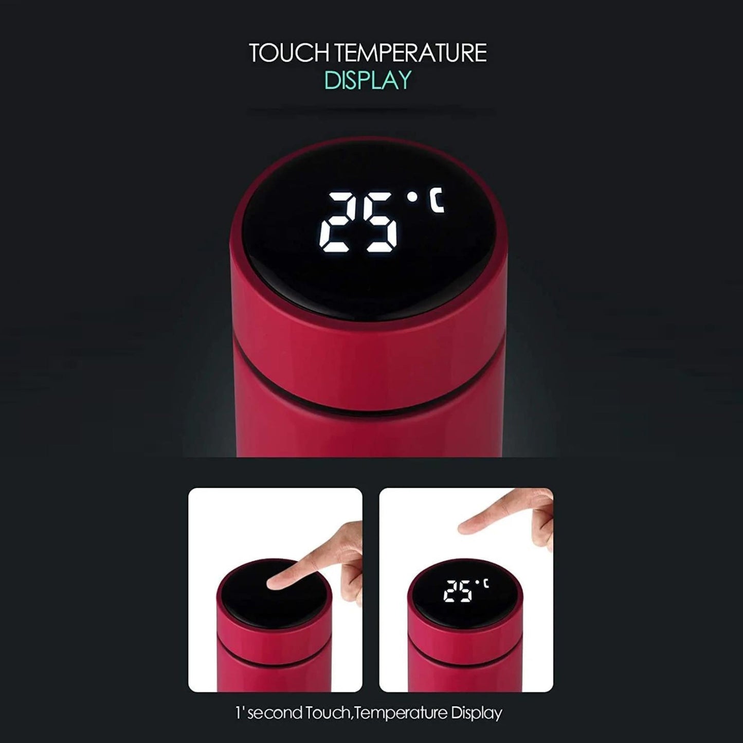 Smart Water Bottle - Red