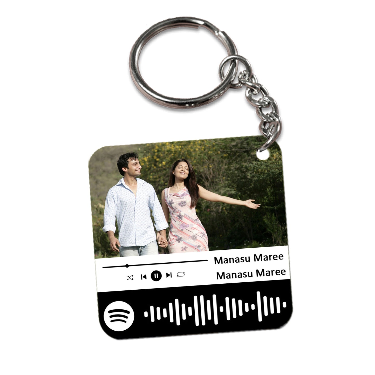 Spotify Plaque Keychain