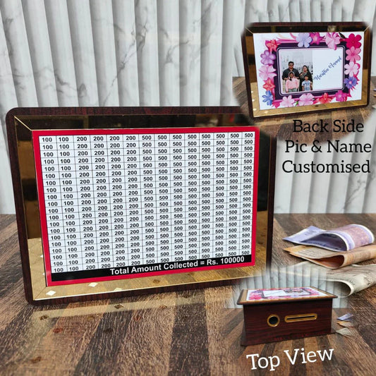 Personalized Photo Piggy Bank, Money Saver Box