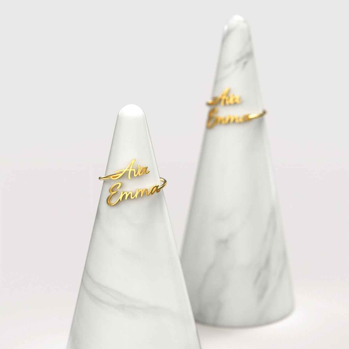 Personalised Couple Name Ring