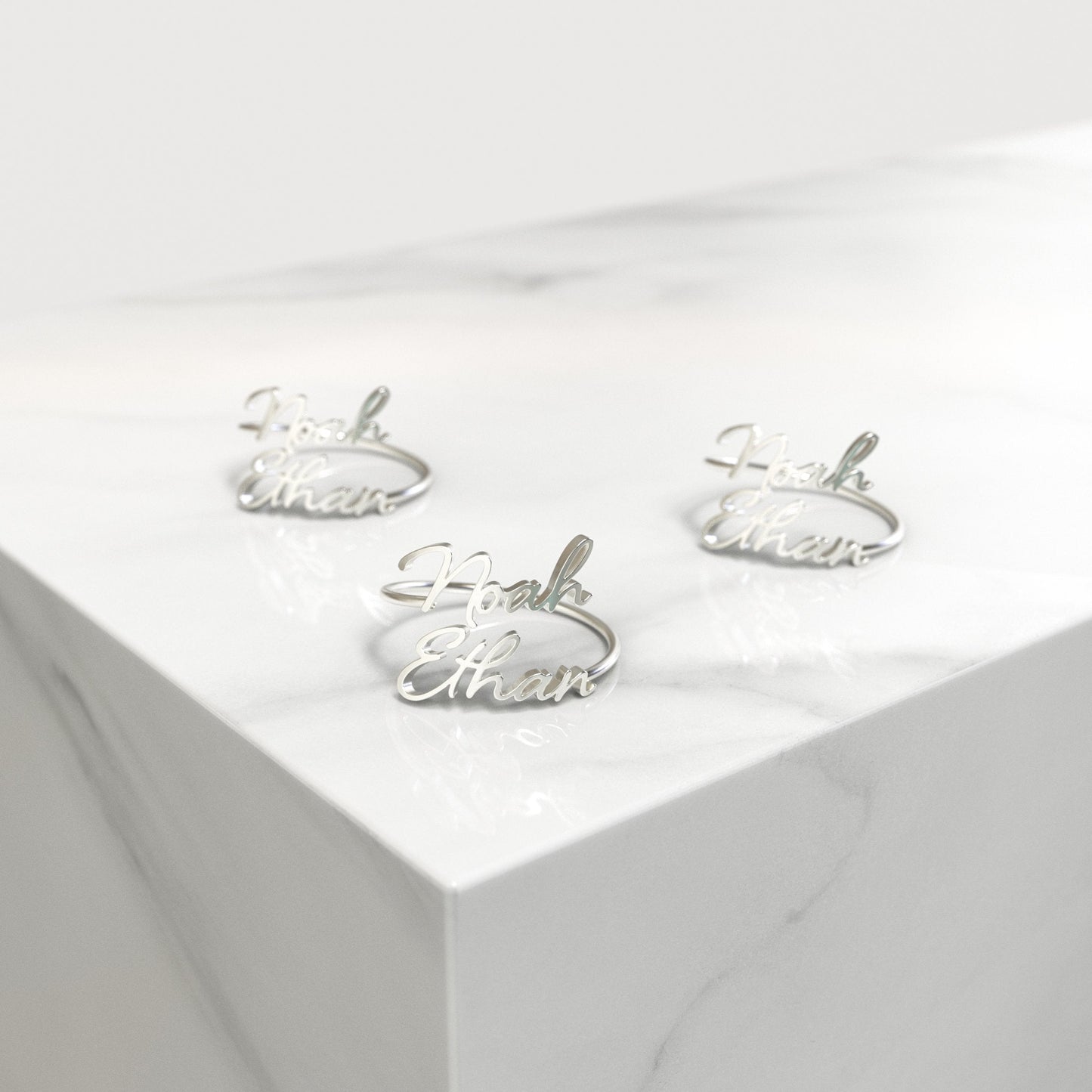 Personalised Couple Name Ring