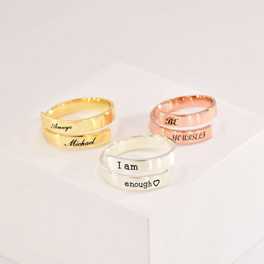 Custom Name Rings - Symbol of Love & Commitment