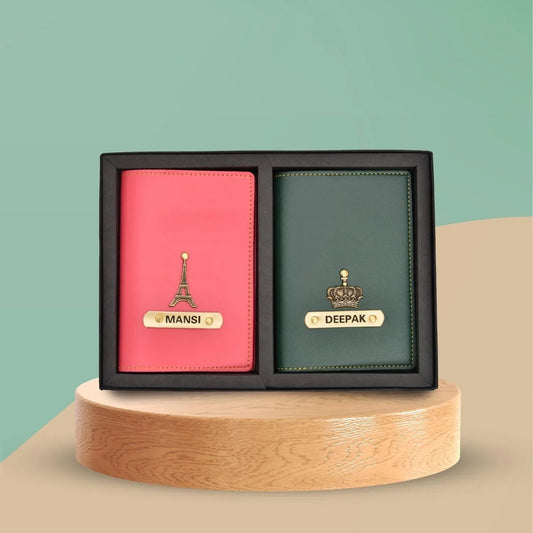 Personalised Couple Passport Covers