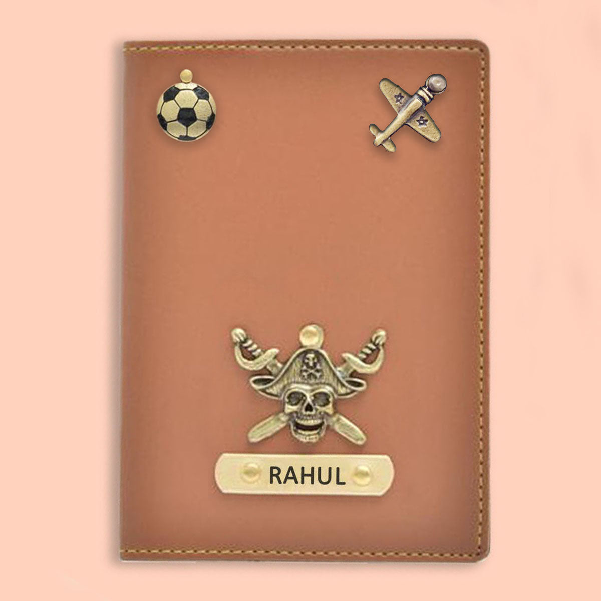 Passport Covers (Tan) - One Charm