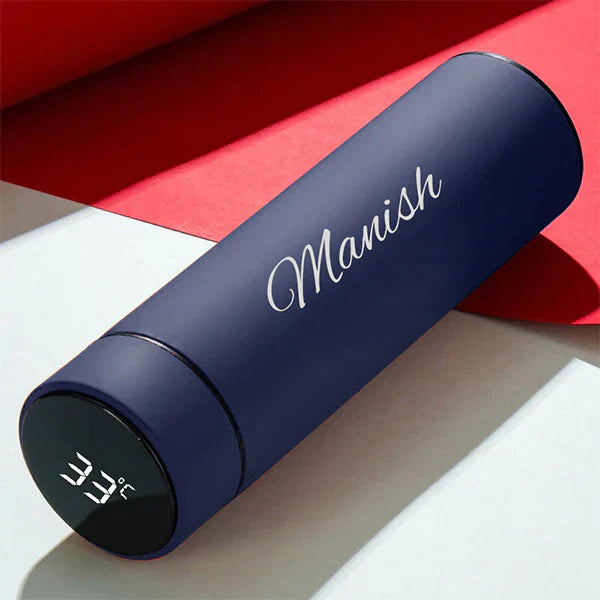 Smart Water Bottle - Blue | Temperature Bottle