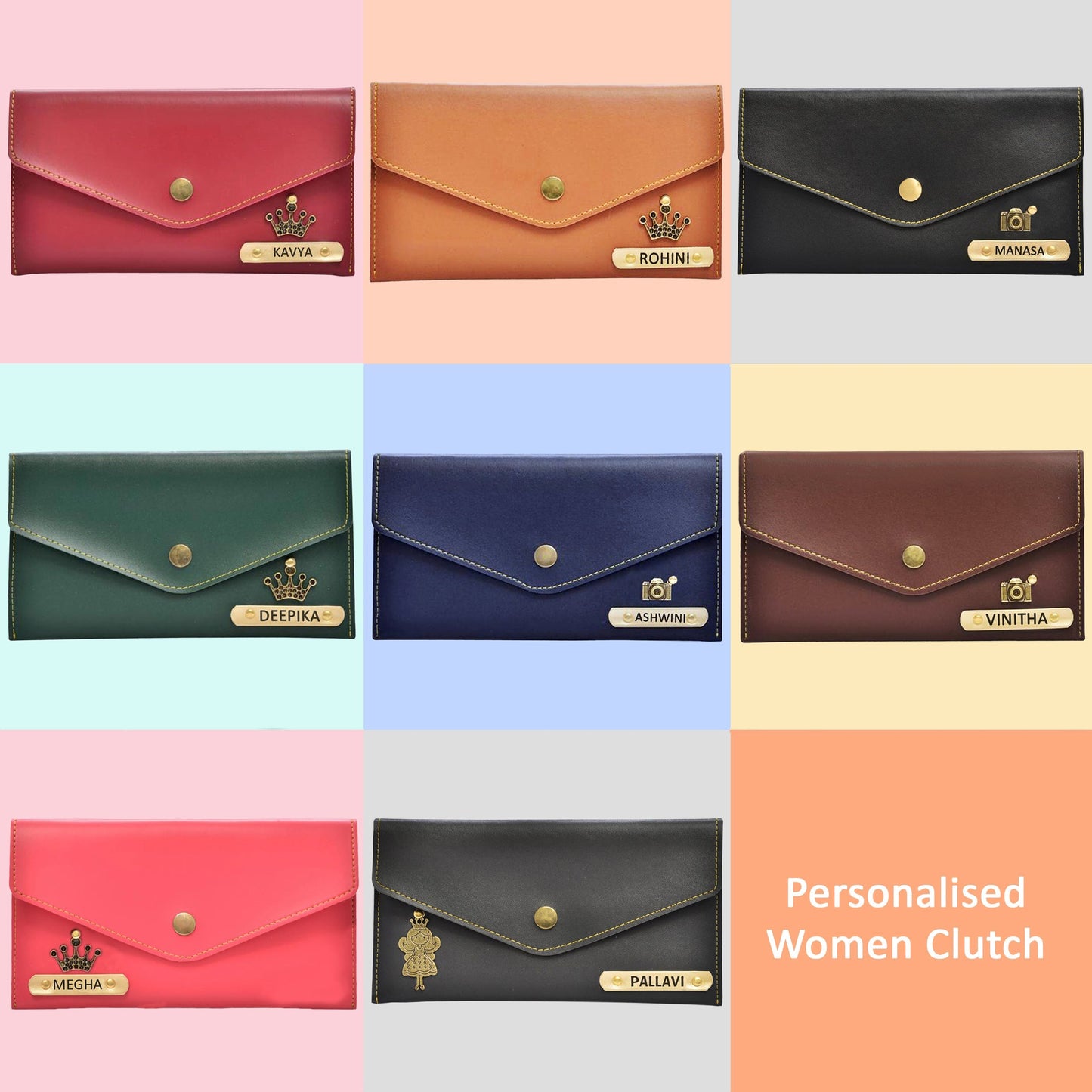 Women Clutch (Wine)
