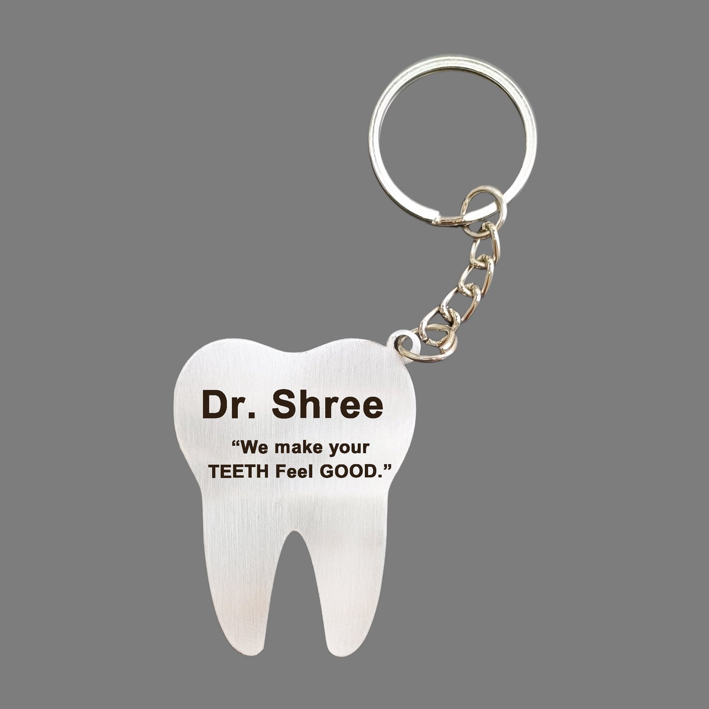 Best Gift For Dentist – Personalized Tooth Keychain – Personalized Gifts For Dental Doctors
