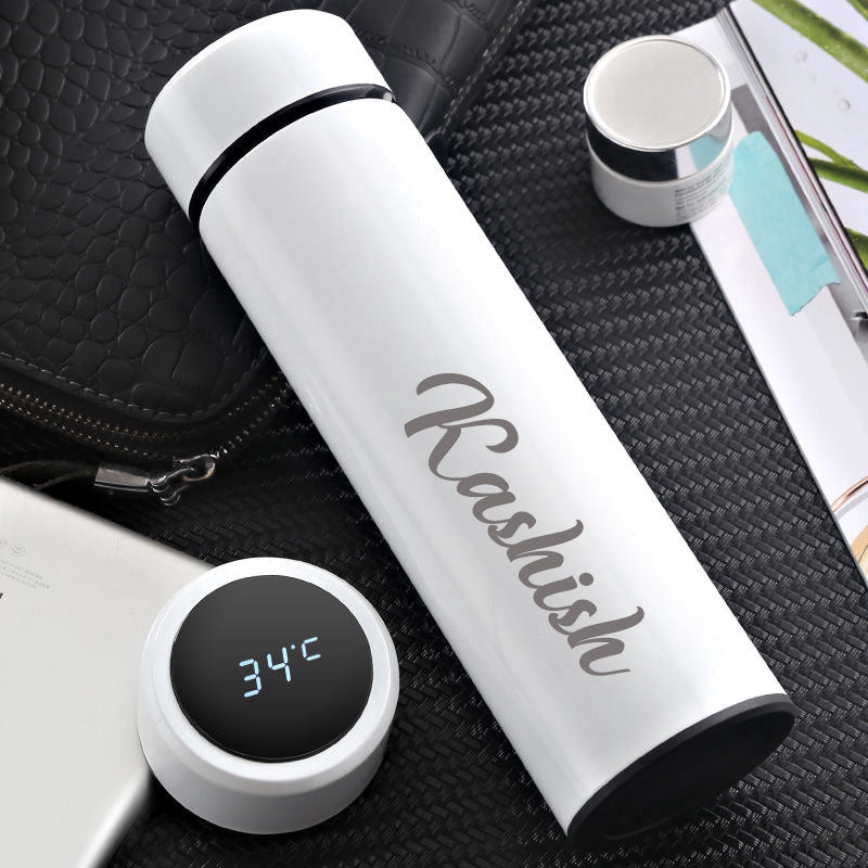 Smart Water Bottle - White | Temperature Bottle