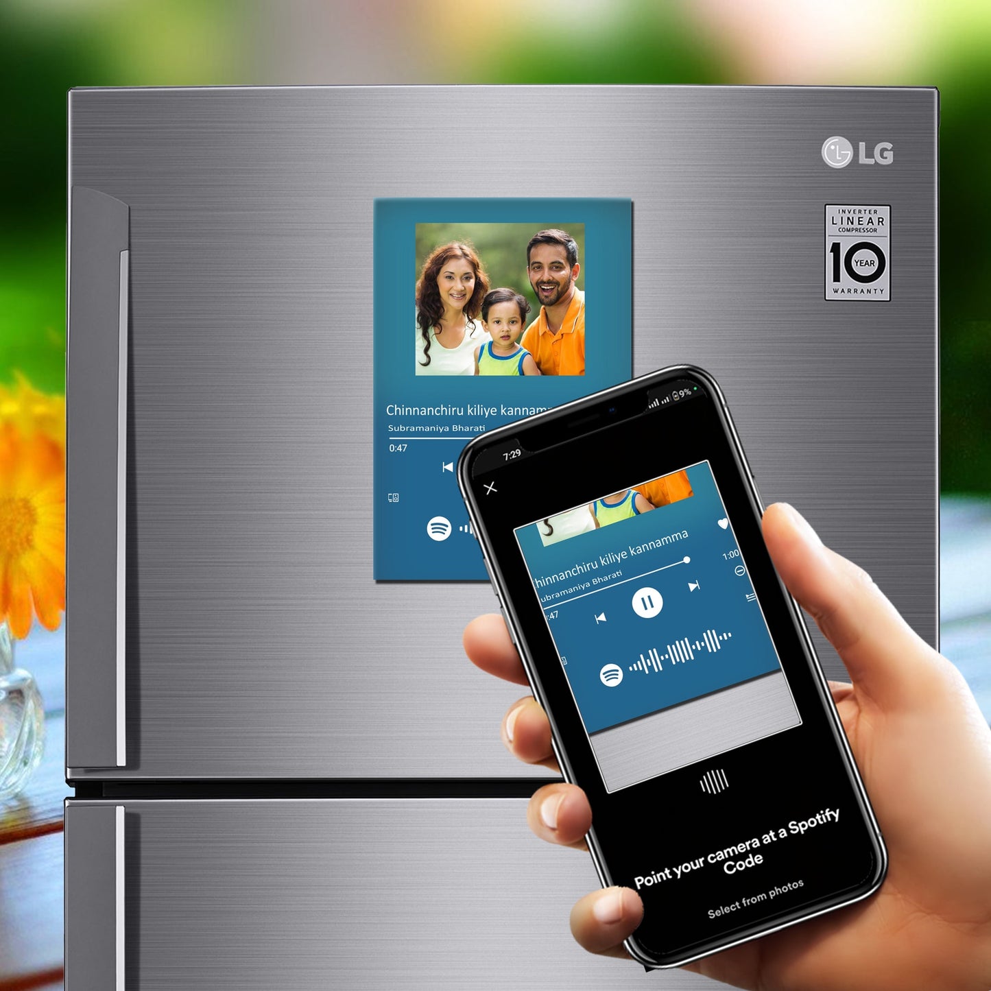 Spotify Photo Magnet