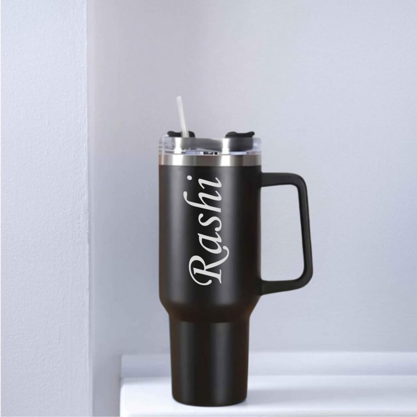 Personalised Stanley Travel Mug – 900ML & 1200ML – With Steel Straw