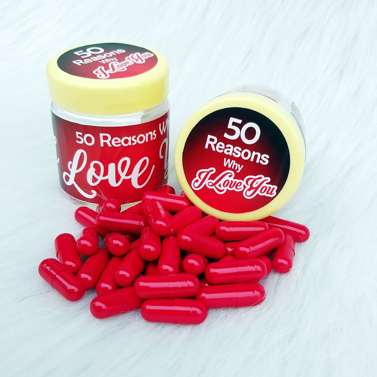 50 Reasons Why I Love You Capsules | Romantic Gift for Couples