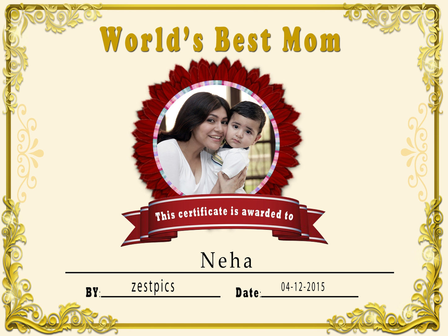 Best MOM Certificate