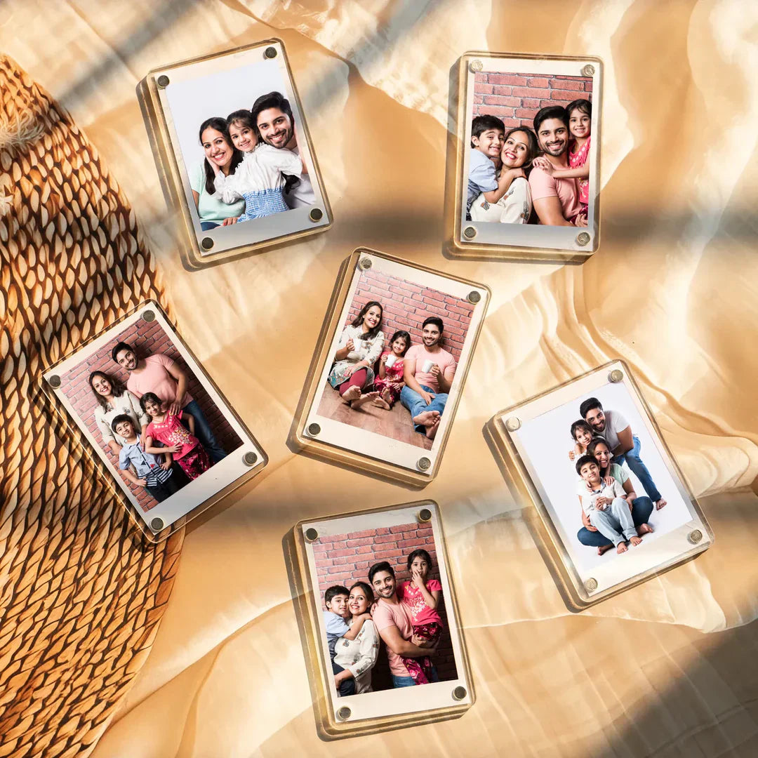 Personalised Acrylic Magnetic Photo Frame for Fridge – Zestpics