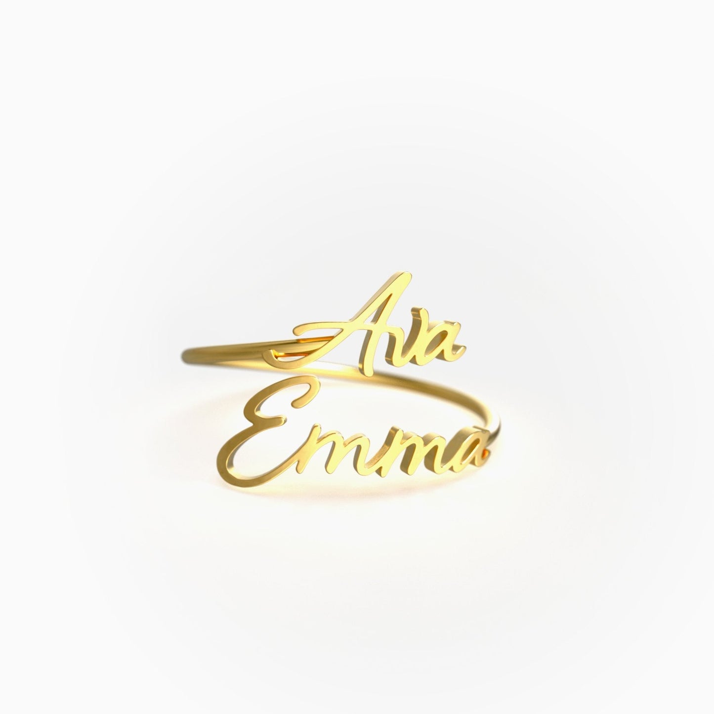 Personalised Couple Name Ring