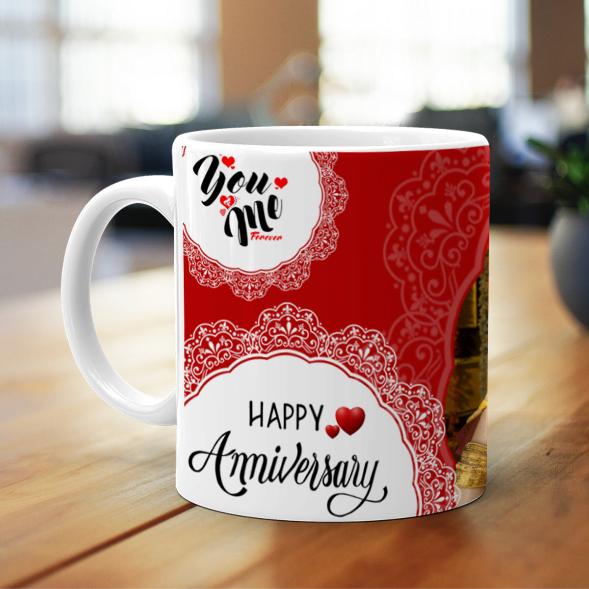 Happy Anniversary Motto Mug