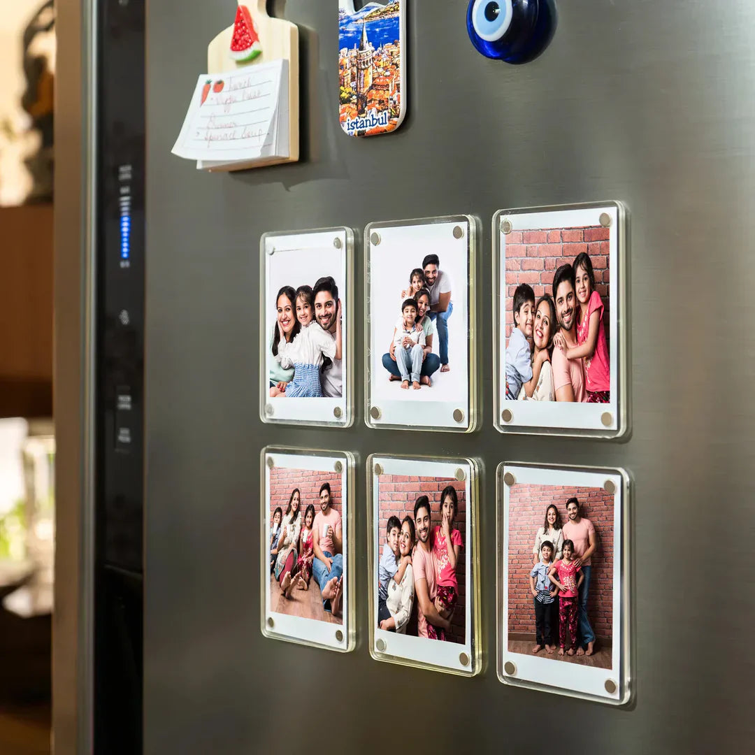 Personalised Acrylic Magnetic Photo Frame for Fridge – Zestpics