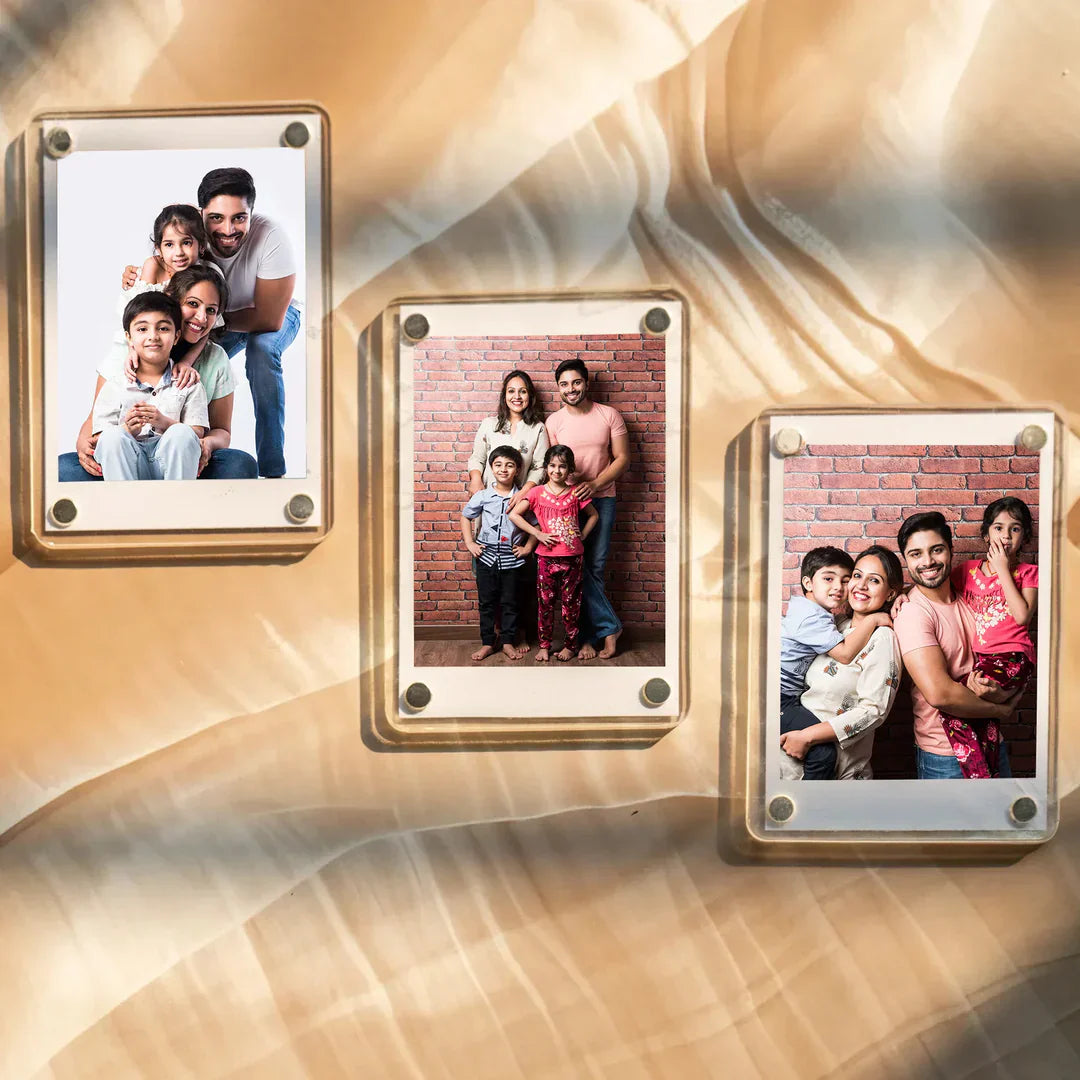 Personalised Acrylic Magnetic Photo Frame for Fridge – Zestpics