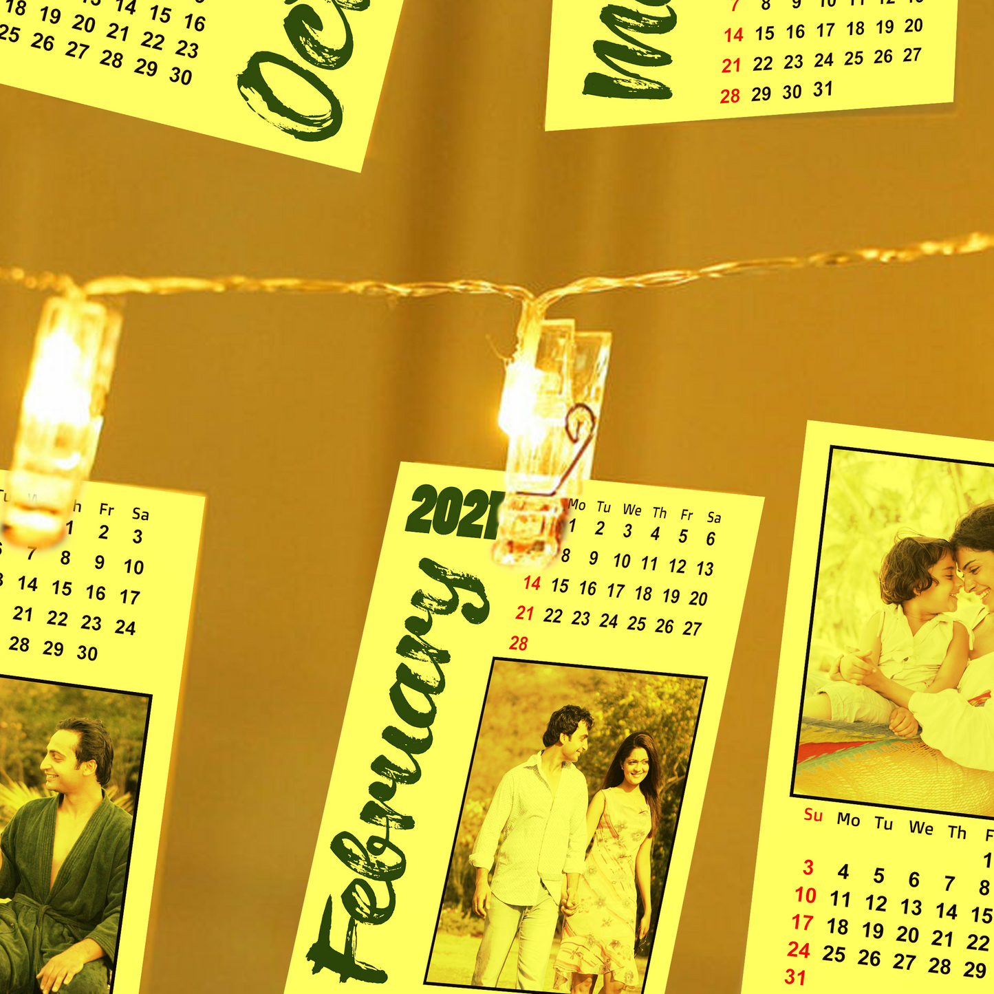 LED Photo Calendar